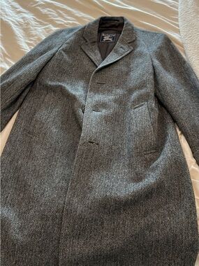 Vintage Burberry overcoat Irish tweed